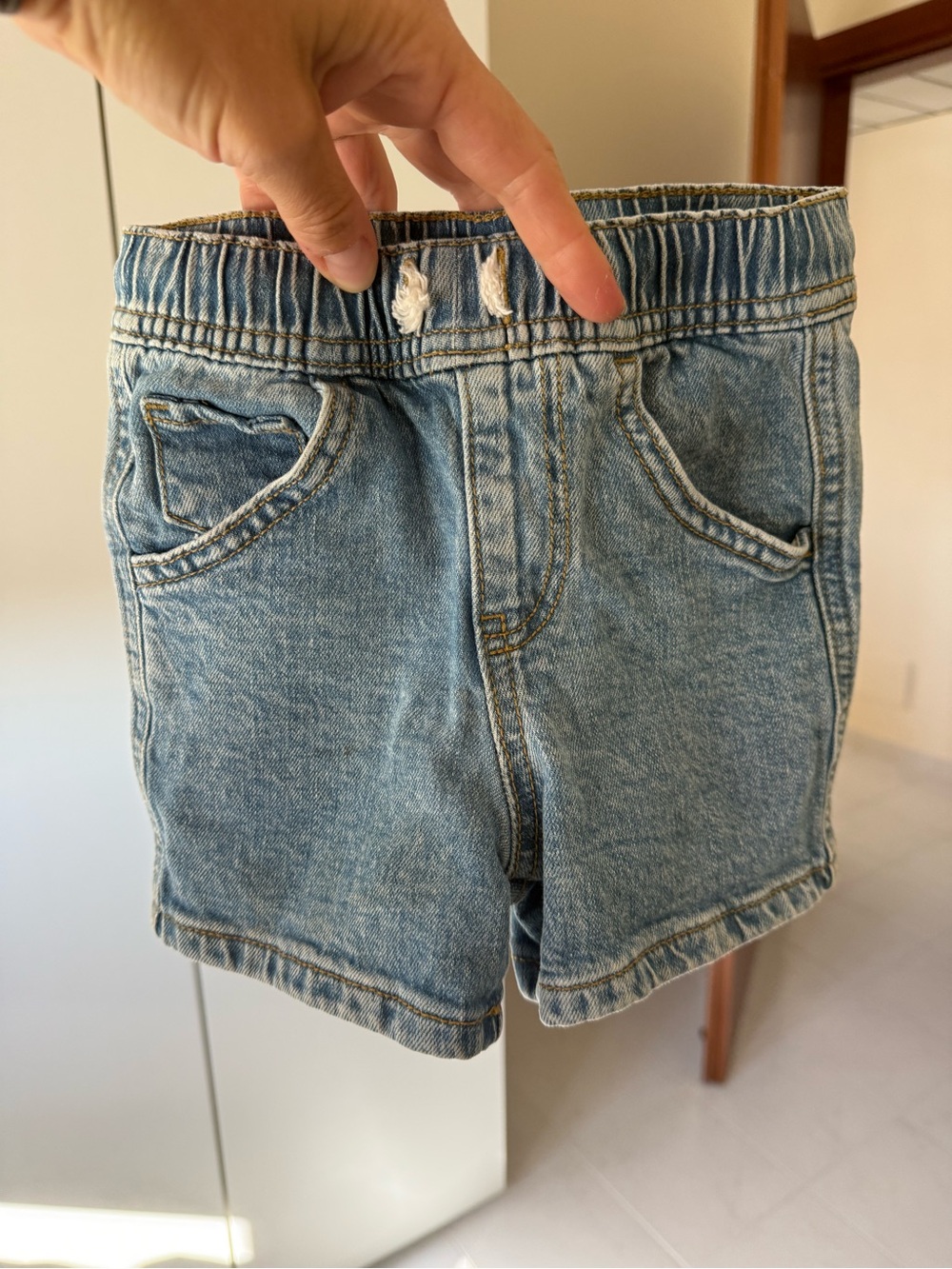 Cat & Jack Boys 2T Denim Shorts + Joggers Bundle